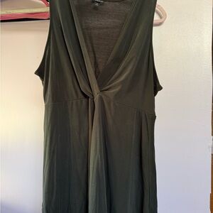 Sleeveless Black dress shirt